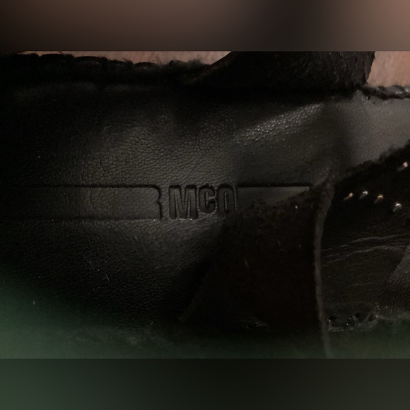 McQ by Alexander McQueen black studded Espadrille Sandal - Picture 6 of 7